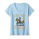 Damen Country-Western-Rodeo Cowgirls Love, Dust & Glory Cowgirl T-Shirt mit V-Ausschnitt