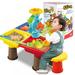 4-in-1 Sand Water Table Sandbox Table with Beach Sand Water Toy Kids Activity Sensory Play Table Summer Outdoor Toys for Toddler Boys Girls