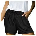 Womens Casual Shiny Leg Shorts High Waisted Faux Leather Shorts Seersucker Shorts Women Short Shirts for Women Soft Shorts Women Cotton Bike Shorts Women Women s Jean Shorts Shorts for under Dresses