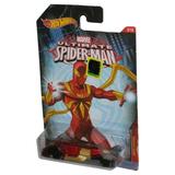 Marvel Ultimate Spider-Man Iron Spider (2014) Red Hammered Coupe Toy Car 3/10