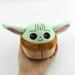 Baby Yoda Squish Plush Toy Grogu Stuffed Animal Kids Plushie The Child Mandalorian Soft Kawaii Pillow Doll Gift Light Green (Small)