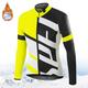 Winter Pro Cycling Jerseys Men Long Sleeves Fleece Warm MTB Shirts Bicycle Clothing Mountain Bike Jersey Outfit Windbreaker 2024 Fleece-L03 Asian size-XXL