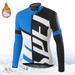 Winter Pro Cycling Jerseys Men Long Sleeves Fleece Warm MTB Shirts Bicycle Clothing Mountain Bike Jersey Outfit Windbreaker 2024 Fleece-L05 Asian size-L