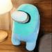 Among U&s Child Sleeping Doll Sofa Bed Plushier Cartoon Doll Plush Stuffed Pillow Soft Bubble Lovely Plushie Toy Gift for Kids Home Decor (Color: Blue)