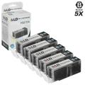 LD Compatible Cartridge Replacement for Canon PGI-270XL 0319C001 High Yield (Pigment Black 5-Pack)