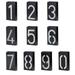 LED Solar House Number Light Garden Numbers Solar Powered Address Sign LED Illuminated Outdoor Plaques and Wall Art Lighted Up for Home Yard Street (Digit 9)