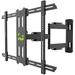 xrboomlife PS350W Full Motion Articulating TV Wall Mount for 37-inch to 60-inch TVs | Low Profile & 22 Extension | VESA Compatible up to 600 x 400 | White