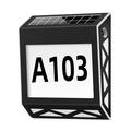 Solar Number Plate Address Numbers for Houses Light Emblems Powered Lights Sign