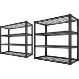 ONKER Garage Shelving Heavy Duty 2200LBS Garage Storage Shelves Heavy Duty Shelving Adjustable Metal Shelving for Garage Storage Shelving Industrial Shelves Utility Rack 2PC39.4 WX19.7 DX59.9 H