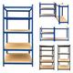 Shelving Units for Storage Garage Shelving Units 5 Tier Heavy Duty Metal Kitchen Shelves Utility Racking Unit Office Storage Shelves 875kg Capacity Shed Storage Greenhouse Shelving 35 x16 x71