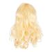 GHYJPAJK Pet Wig Funny Pet Dog Hair Headwear Long Blonde Curly Hair with Adjustable Elastic Bands Pet Costumes Cosplay Accessories fo