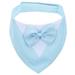 Pet Triangle Towel Cool Bib Scarf Dog Handkerchiefs Scarfs Neck Decoration Bowknot Collar