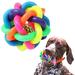 CUSSE Flyball Shape Large Breed Dog Toy Big Dog S Indestructible Dog Toy Big Dog S Chew Dog Toy Durable Dog Toy Squeaky Dog Toy Big Dog S Big Dog Toy Multicolor 6cm/2.4