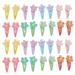 32pcs Plastic Pet Flower Hair Clips Stylish Dog Hairpins Grooming Accessories for Daily Wear Wedding Traveling