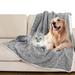 Sokhug Clearance Dog Blanket Pet Throw Blanket For Large Dogs Cats Reversible Couch Cover Protector Machine Washable Waterproof Blanket for Couch Sofa | Waterproof Dog Blanket | Plush Soft Warm