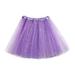 rinsvye Women s Tutu Skirt Adult Dance Fluffy Dkirt Triple Star Sequined Mesh Skirt Jean Skirt for Women Pleated Skirts for Women Womens Bathing Suits with Skirts Tennis Skirt Spray Skirt Dance Skirts