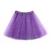 rinsvye Women s Tutu Skirt Adult Dance Fluffy Dkirt Triple Star Sequined Mesh Skirt Jean Skirt for Women Pleated Skirts for Women Womens Bathing Suits with Skirts Tennis Skirt Spray Skirt Dance Skirts