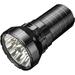FANGL MS12 Mini Rechargeable Flashlight 65000 Lumens High Lumen Led Torch with 12 CREE XHP 70.2 LEDs Long Beam Distance 1036 Meters Suitable for Searching and Rescue (Cold White Light)