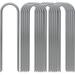 ionze Tools 16 Pack Garden Staples 6 Inch Soaker Hose Stakes 11 Gauge Drip Line Irrigation Stakes Water Hose Hooks Galvanized U Pins Sod Nails House Tools Set ï¼ˆSilverï¼‰