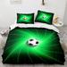 Soccer Comforter Cover Set Watercolor Tie-dye Duvet Cover for Kid Teen Boys Girls Room Decor Sports Game Quilted Duvet Cover Colorful Graffiti Hip Hop 1 Quilt Cover with 2 Pillowcases