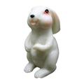 simhoa Rabbit Statue Sculpture Garden Statue Fantastic Resin Garden Animal Statue Cute Rabbit Sculpture for Home Festivals New Years Standing Posture