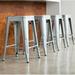 SPBOOMlife 24 Inches Metal Barstool Set of 4 \u2013 Counter Height Backless Stool for Kitchen Island Breakfast Outdoors Pub Restaurant Home Patio \u2013 Stackable Heavy Duty Modern