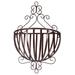 Wall Hanging Planter Basket Wall Wire Holder Round Planter Wall Hanger for Balcony Garden Porch Decoration