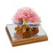 GHYJPAJK 3D Calendar Memo Pad 2024 Tree Rip Away Paper Carving Sticky Note Tear-Away Note Tree Calend Pad House