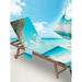 towel beach chair cover with side pockets comfortable and quick drying lounge chair lounge chair towel cover suitable f