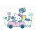 Hello Kitty: 20 Kawaii Vacation - Let s Go Wall Poster 22.375 x 34 Framed