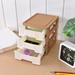 Sokhug Clearance Cabinet Drawer Storage Plastic Drawer Office Desk Desktop Storage Drawer Organizer Drawer Organizer Office Desk Plastic Storage Rack with Drawers