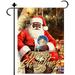 PIPISASA Black Santa Claus YPF5 Christmas Decorations Merry Christmas Flag 12x18 Inch African American Xmas Decor Nativity Flags Religious Holiday Decoration for Winter Outside Home Lawn
