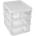 Storage Shelves Shelf Cosmetic Organizer Case Jewelery Organzer Desktop Drawer Drawers Office Box Stationery White Pp