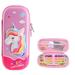 Pencil Case Organizer for kids large-capacity 3D three-dimensional multi-compartment pupil pencil case childrenâ€™s school suppliesï¼ˆRainbow unicornï¼‰