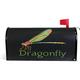 SKYSONIC Colorful Dragonfly Magnetic Mailbox Cover Letter Post Box Cover Standard Size 21 x 18 Inch Mailbox Cover for Home Garden Yard Patio Outdoor Decor