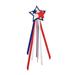 Zmeidao 4th of July Independence Day Fairy Wands Home Goods Decor USA Flag Ribbon Sticks Home Decoration USA Decor American Flag for House Party Decor Home Supplies Household Products Wood