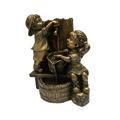 Japceit Cozy Home Decor Boy & Girl Garden Statue A Kid with Fireflies Garden Statue-Garden Decorationsmall Easter Basket Little House