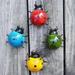 Metal Ladybug Wall Art YPF5 Decor Mini Metal Ladybug Fence Hanger Wall Hanging Ornament Statue Indoor Outdoor Wall Art Ladybugs Decorations for Patio Garden Porch Lawn Fence Backyard