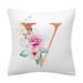 Yubnlvae Pillow Case Alphabet Cm Decoration 45X45 Pillowcases English Room Pillow Kids Letter Pillow Case Home Textiles