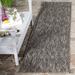 Safavieh Courtyard Marolyn Indoor/ Outdoor Patio Backyard Rug Black/Black 2 3 x 16 Runner 16 Runner Outdoor Indoor Entryway Bedroom Dining Room