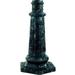 Dabmar Lighting BS350-VG Surface Mounted Base for 3 in. O.D Round Post Galvanized Pipe Verde Green
