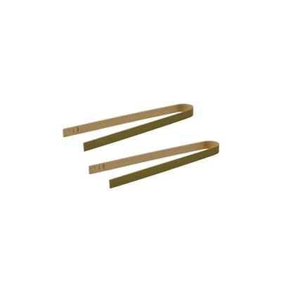 20x Fingerfood Zange aus Bambus 16cm Image