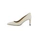 BOSS Damen Pumps JANET aus Leder, weiss, Gr. 36EU