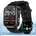 Smart Watch 1.91â€�Outdoor Tactical Rugged Sports Watch for Men(Answer/Call) IP68 Waterproof Fitness Tracker Watch for iPhone Android Phones