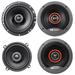 (2) MB QUART FKB116 6.5 240w 2-Way Car Audio Speakers+(2) 5.25 180w Speakers