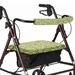 Unisex Rollator Walker Seat and Backrest Rollbar Covers Universal Soft Rollator Accessories Colorful Printing Patterns