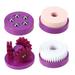 4 In 1 Pore Deep Cleaning Face Cleanser Brush USB Exfoliator Massager Skin Beauty Tool Purple