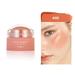 JINCBY Deals Soft Powder Blusher Cream Tender Girl Single Color Peach Orange Powder Blusher Rouge Nude Makeup Gift for Women