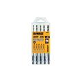 Multi-usages set de forets 5 PIÈCES antichoc, 1 PIÈCE, argent, DT60099 DE qz - Dewalt