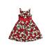 Janie and Jack Special Occasion Dress: Red Floral Motif Skirts & Dresses - Kids Girl's Size 7